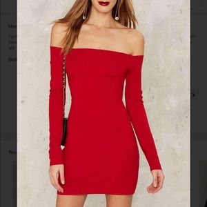 M-108 burning down the house of the shoulder dress